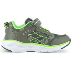 Leaf Samset Camo/Lime Unisex Kengät - Harmaa