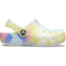 Crocs Kid's Classic Tie Dye Graphic Clog - White/Multi