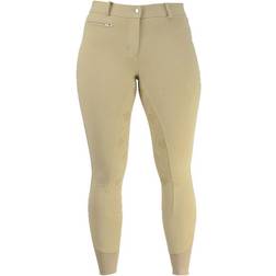 Hy Equestrian Derby Silicon Jodhpurs - Beige