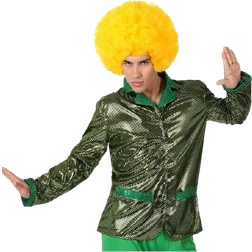 Th3 Party Disfraz Chaqueta Disco Brillo Verde Adulto T2