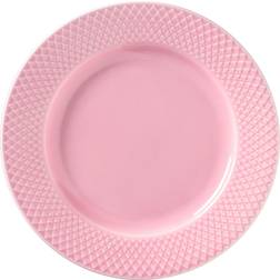 Lyngby Rhombe Pink Dessert Plate 21cm