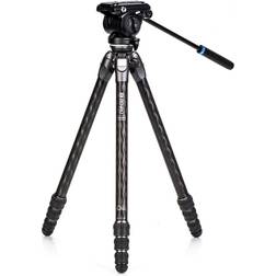 Benro Tortoise Columnless Two Series 4-Section CF Tripod with S4PRO Video Head