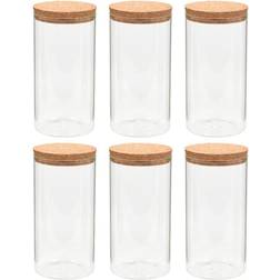 vidaXL - Kitchen Container 6pcs 1.4L