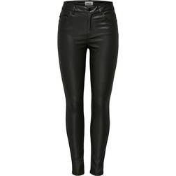 Only Pantalon Femme Hush Life Coated - Noir