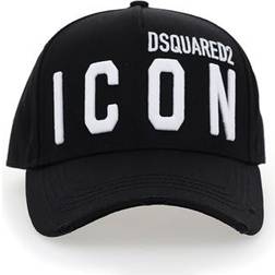 DSquared2 Logo Baseball Cap - Black Men's