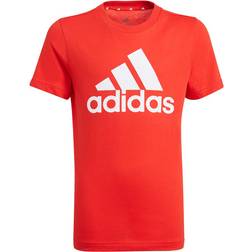 Adidas Boy's Essentials T-shirt - Vivid Red/White (GN3993)