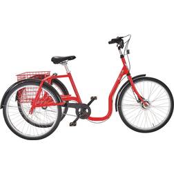 Skeppshult S3 24 Standard 7-Speed 2022 - Red Metallic Barncykel