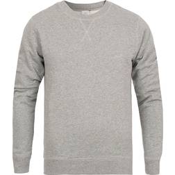 Sunspel Loopback Sweatshirt - Grey Melange