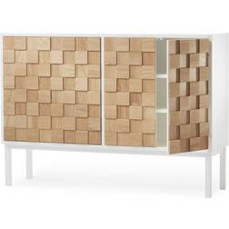 A2 Designers Collect 2016 White Oiled Oak Förvaringsskåp 127x89cm