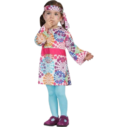 Atosa Déguisement Mini-Hippie Fille Taille 18/24 mois (81 à 86 cm)