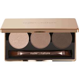 Nude by Nature Natural Illusion Eyeshadow Trio Ombretti 1 pieces Marrone unisex