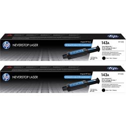 HP 143AD Dual Pack Black Original Toner Reload Kit