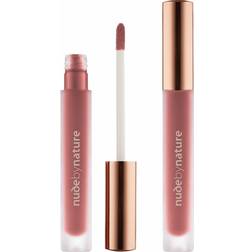 Nude by Nature Satin Liquid Lipstick Rouge à lèvres crémeux au fini satiné teinte 03 Natural 3,75 ml