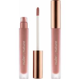 Nude by Nature Satin Liquid Lipstick Rossetti 3.75 ml Oro rosa unisex