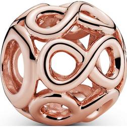 Pandora Passions Ciondolo forma di infinito placcato in oro rosa 14k