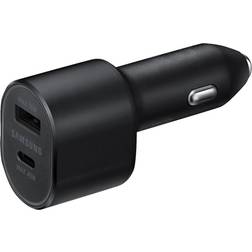 Samsung Chargeur voiture double Ultra-rapide 45W Câble USB C/USB C 1,5m Noir