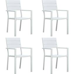 vidaXL 47884 4-pack Silla de jardín para comedor