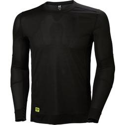 Helly Hansen Lifa Crewneck Aluspaita - Musta
