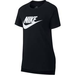 Nike Sportswear Big Kids' T-Shirt Black/White