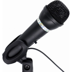 Gembird MIC-D-04 microfono Nero Microfono da tavolo