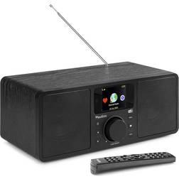 Audizio Radio Rome Radio Internet Wifi Stéréo Dab+ Bluetooth Fonction Horloge Et Timer Télécommande Blanc