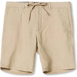 Gant Relaxed Linen Drawstring Shorts - Dry Sand