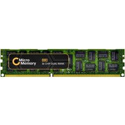 MicroMemory CoreParts DDR3 module 4 Go DIMM 240 broches 1333 MHz PC3-10600 mémoire enregistré ECC pour Dell PowerEdge M610