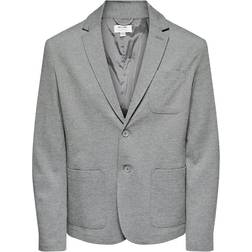 Only & Sons Mark Blazer - Grey/Medium Grey Melange