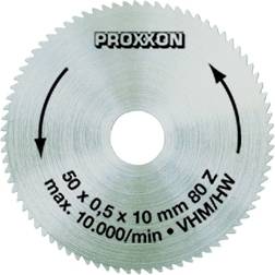 Proxxon 28011 Lama circolare in metallo duro 50 x 10 x 0.5 mm Numero di denti: 80 1 pz