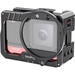 Smallrig Vlogging Camera Cage and 52mm Filter Adapter for Insta360 ONE R 4K Edition