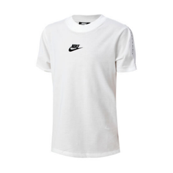 Nike Older Kid's Sportswear T-Shirt - White/Black (DD4012-100)