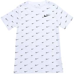 Nike Older Kid's Sportswear T-Shirt - White/Black (DC7530-100)