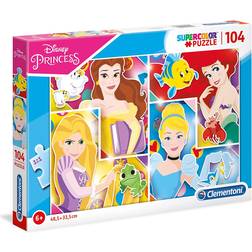 Clementoni Supercolor Disney Princess 104 Pieces