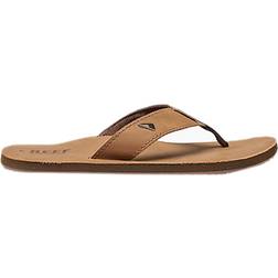 Reef Leather Smoothy Teenslippers - Bruin