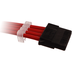 Dutzo Sleeved 4 Pin SATA-SATA M-F 0.3m