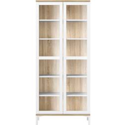 Tvilum Roomers China White/Oak Vitrineskab 88.7x202.8cm