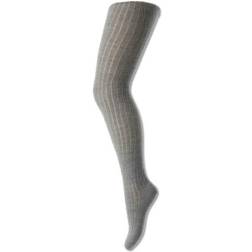 mp Denmark Wool Rib Tights - Gray Marled (128-491)