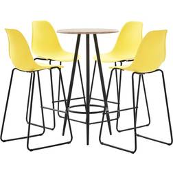 vidaXL 279815 Bargrupp, 1 Bord inkl. 4 Stolar