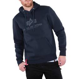 Alpha Industries Basic Hoodie - Navy Blue/Gray