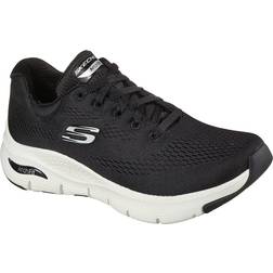 Skechers Arch Fit Big Appeal - Black Mesh White Trim