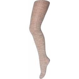 mp Denmark Wool Rib Tights - Brown Melange (128-489)