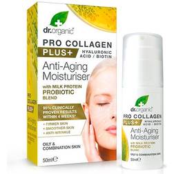Dr. Organic Pro Collagen+ Anti-Aging Moisturiser with Probiotic Blend 50ml