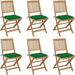 vidaXL 3065508 6-pack Trädgårdsmatstol