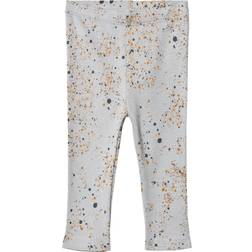 Soft Gallery Baby Paula Leggings - Ocean Grey AOP Mini Splash Blue (523-391-816)