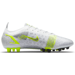 Nike Mercurial Vapor 14 Elite AG - White/Metallic Silver/Volt/Black