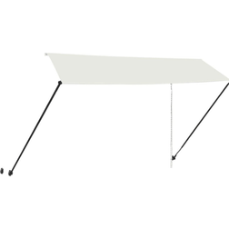 vidaXL Retractable Awning Patio 350x150 cm Crema