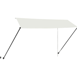 vidaXL Retractable Markis with LED