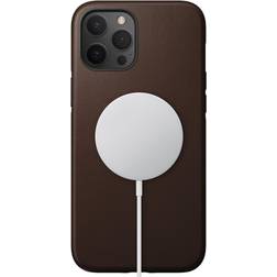 Nomad modern case magsafe rustic brown leather iphone 12 pro max