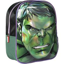 Cerda 3D Premium Avengers Hulk Backpack - Black/Green