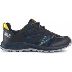 Jack Wolfskin Woodland Texapore Low K - Dark Blue/Yellow (4042161-1214260)